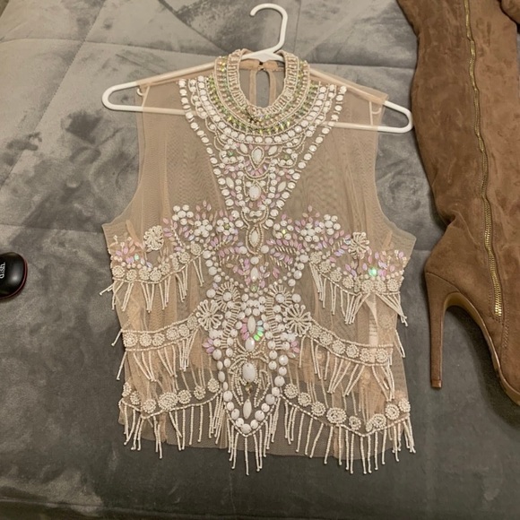 embellished tops asos